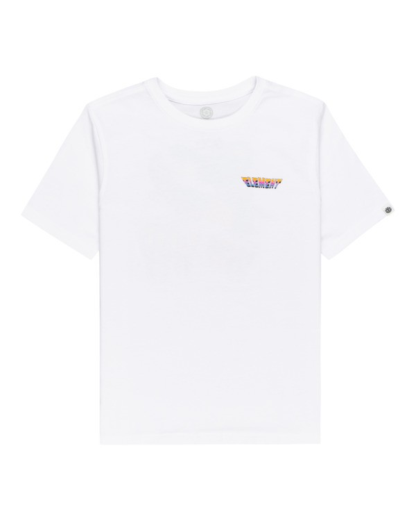 0 Wild Style - T-shirt pour Garçon Blanc Z2SSF9ELF1 Element
