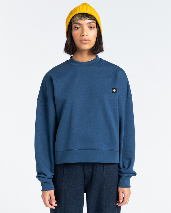 1 92 - Sweat pour Femme Bleu Z3CRB1ELF1 Element