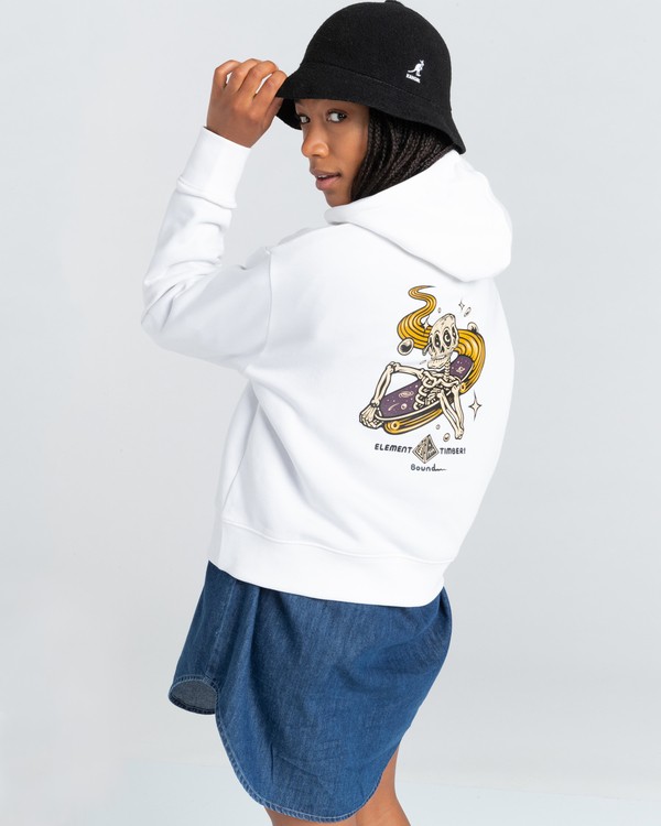 5 Transender - Hoodie for Women White Z3HOB2ELF1 Element