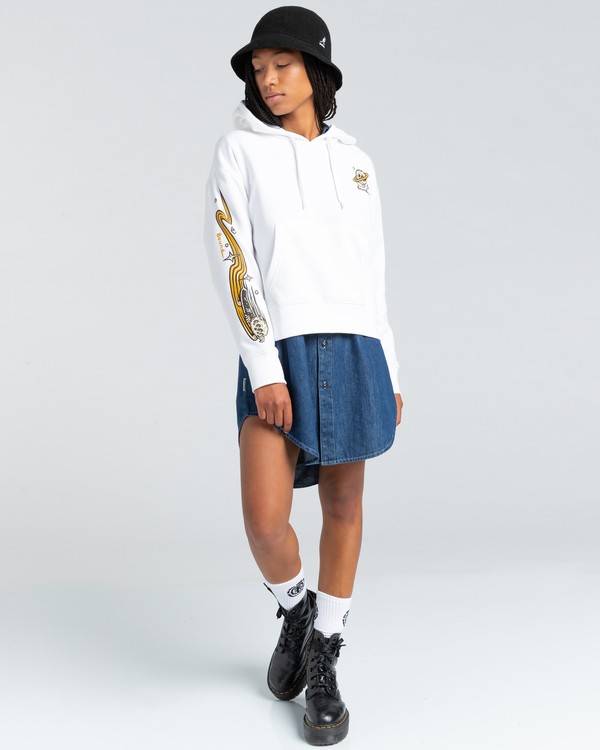 4 Transender - Hoodie for Women White Z3HOB2ELF1 Element