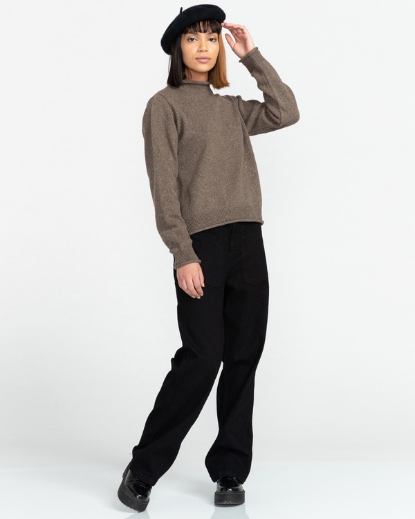 6 Roldal - Jumper for Women Beige Z3JPB1ELF1 Element