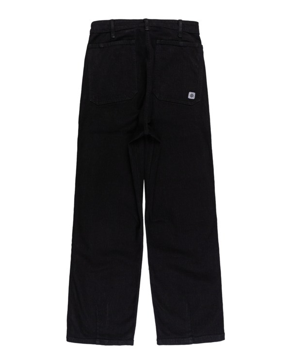 1 Kiruna - Jean taille haute pour Femme Noir Z3PTA1ELF1 Element