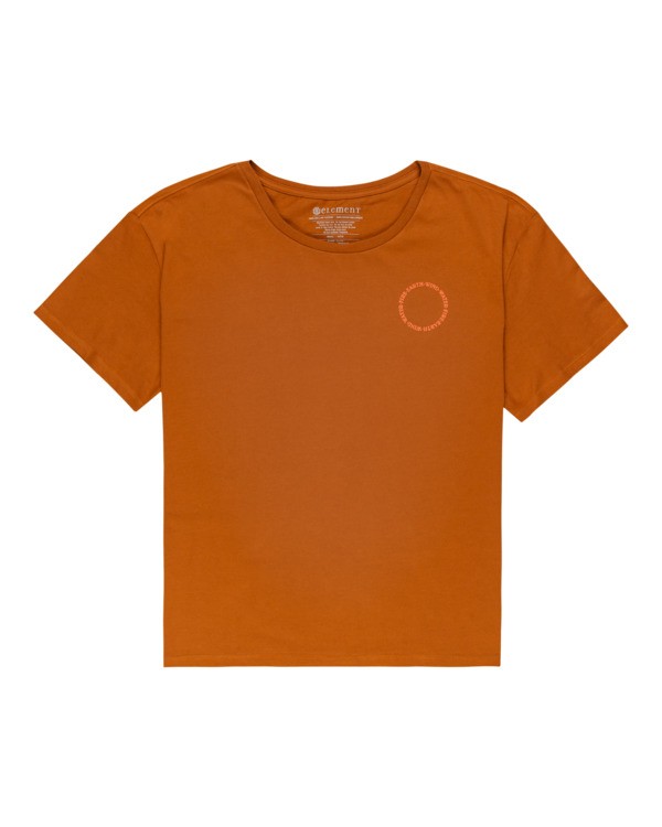 0 Exley - T-Shirt for Women Brown Z3SSD6ELF1 Element