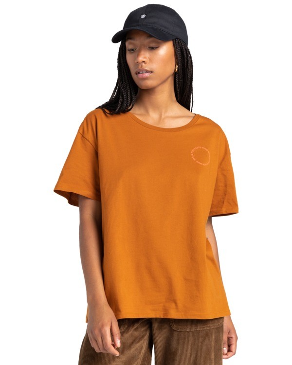 2 Exley - T-Shirt for Women Brown Z3SSD6ELF1 Element