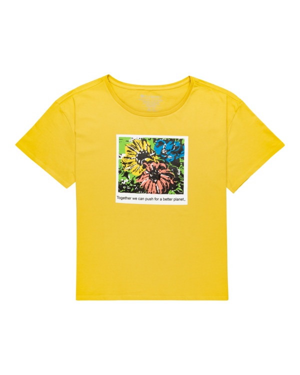 0 Toluca - T-shirt pour Femme Jaune Z3SSE2ELF1 Element