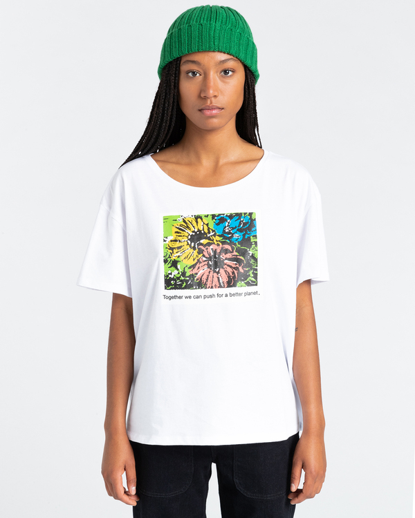 1 Toluca - Camiseta para Mujer Blanco Z3SSE2ELF1 Element