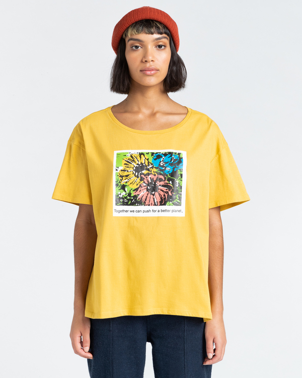 1 Toluca - T-shirt pour Femme Jaune Z3SSE2ELF1 Element