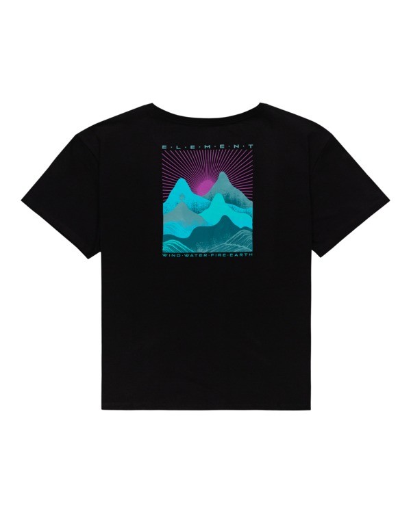 1 Lahotan - T-shirt pour Femme Noir Z3SSE6ELF1 Element