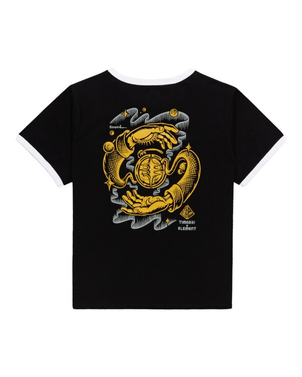 1 Rotation - T-shirt pour Femme Noir Z3SSE9ELF1 Element