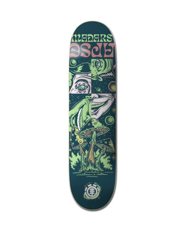 0 8.5" Space Case Madars - Deck de skateboard Multi Z4DCA6ELF1 Element