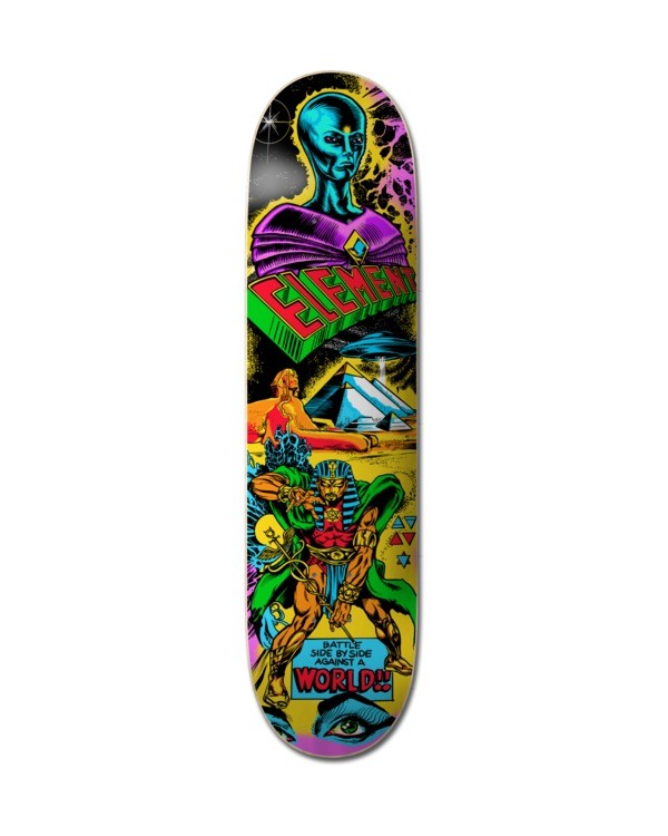 0 8.25" Escape From The World - Skateboard-Deck Bunt Z4DCC5ELF1 Element