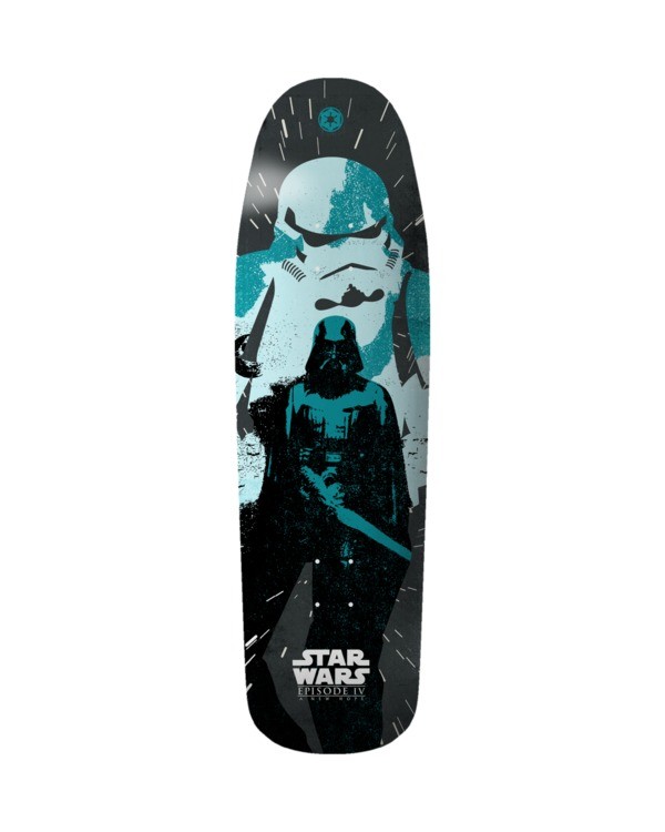 0 9.25" *STAR WARS&trade;* 80S Storm Trooper - Skateboard Deck Multi Z4DCE5ELF1 Element