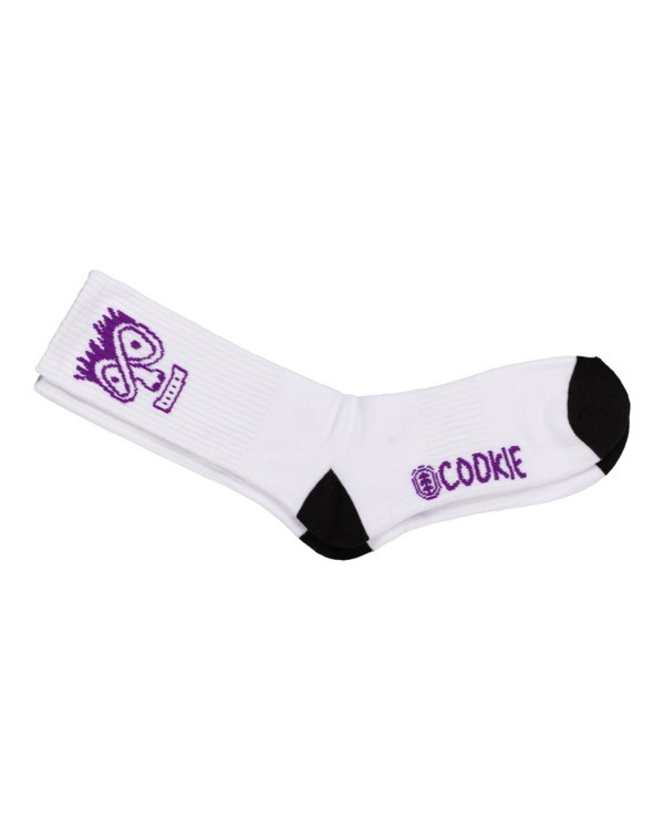0 Galaxy - Skate Socks Unisex White Z5SOA6ELF1 Element