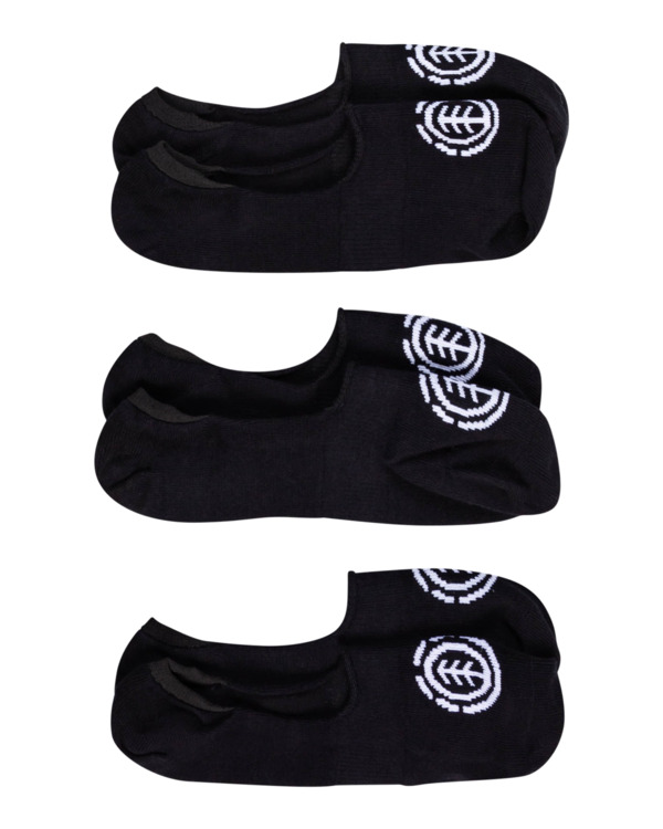 0 Tree Logo - Low Rise Athletic Socks Unisex Black Z5SOB3ELF1 Element