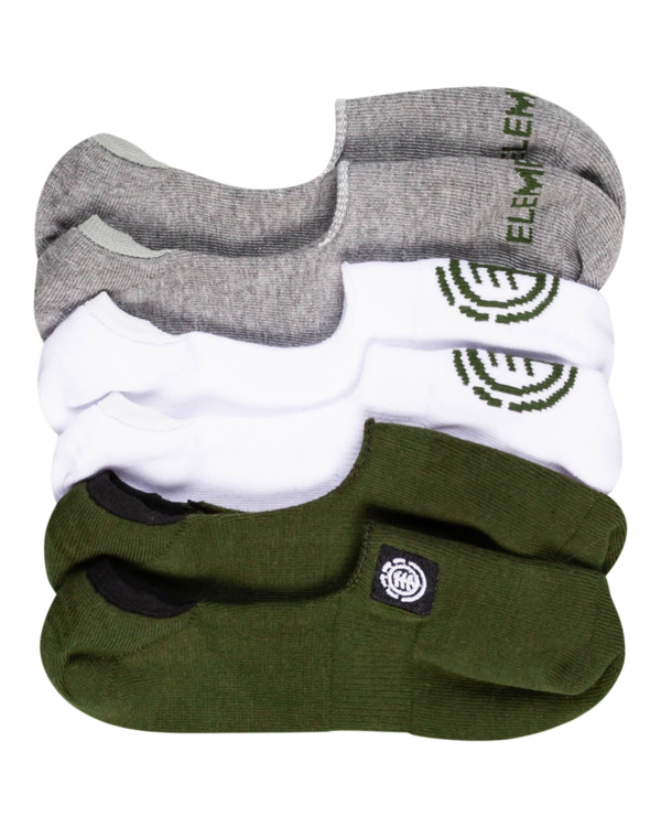 0 Low Rise Athletic - Calcetines Atléticos Cortos Unisex Verde Z5SOB4ELF1 Element