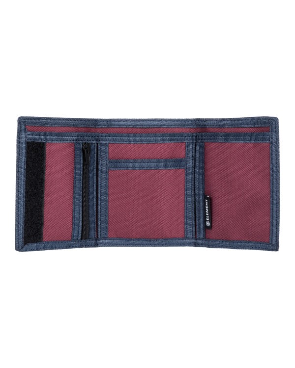 1 Elemental - Cartera de Triple Hoja Unisex Rojo Z5WLB1ELF1U Element