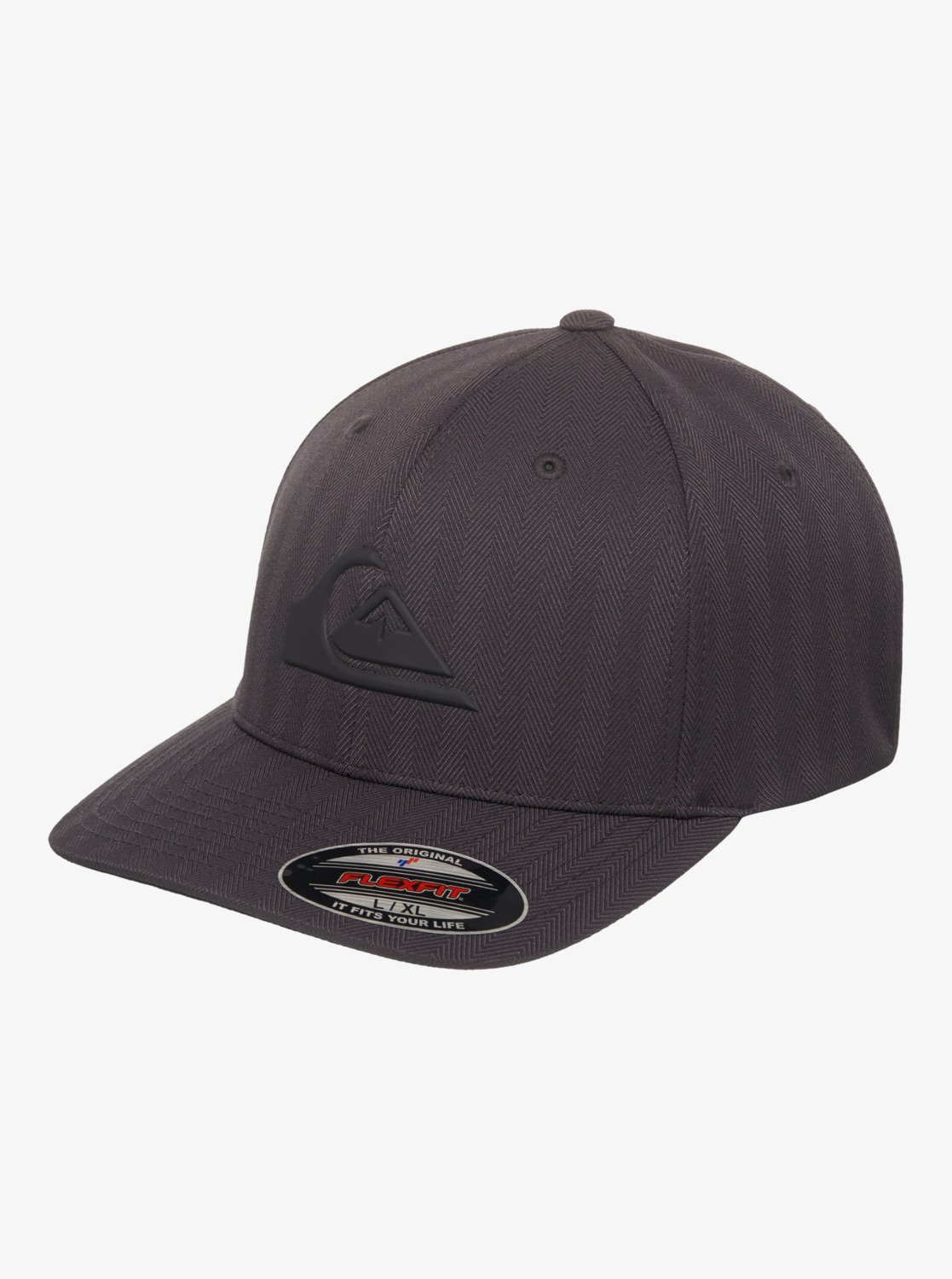 Amped Up - Men's Black Flexifit Hat | Quiksilver