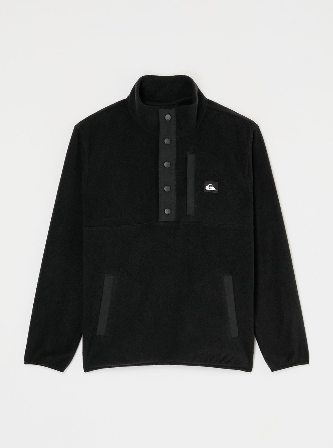 No Destination Hz - Boys 8-16's Black Half Snap Fleece | Quiksilver