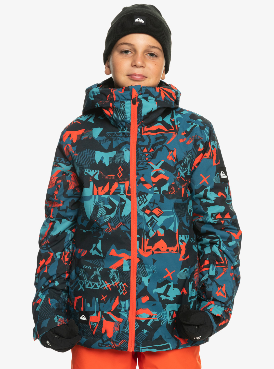 MISSION PRINTED YOUTH JK - Orange | Quiksilver