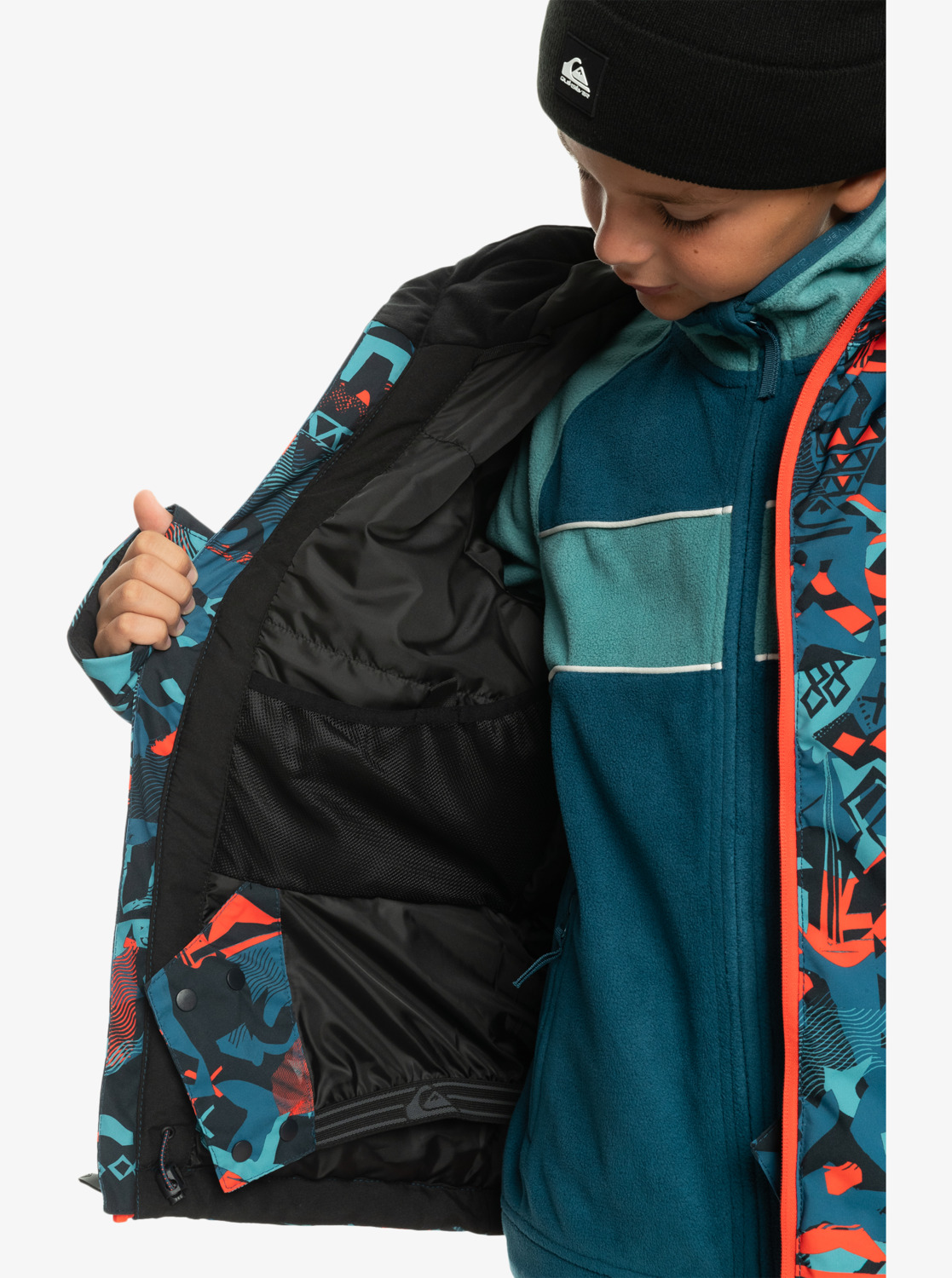 MISSION PRINTED YOUTH JK - Orange | Quiksilver