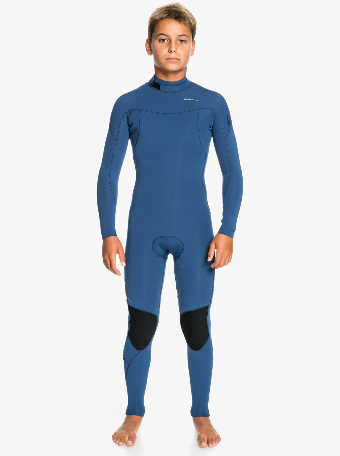 QUIKSILVER AQUA α XL 4/3mm Everyday Sessions - Back Zip Wetsuit for Boys - Boys's Blue