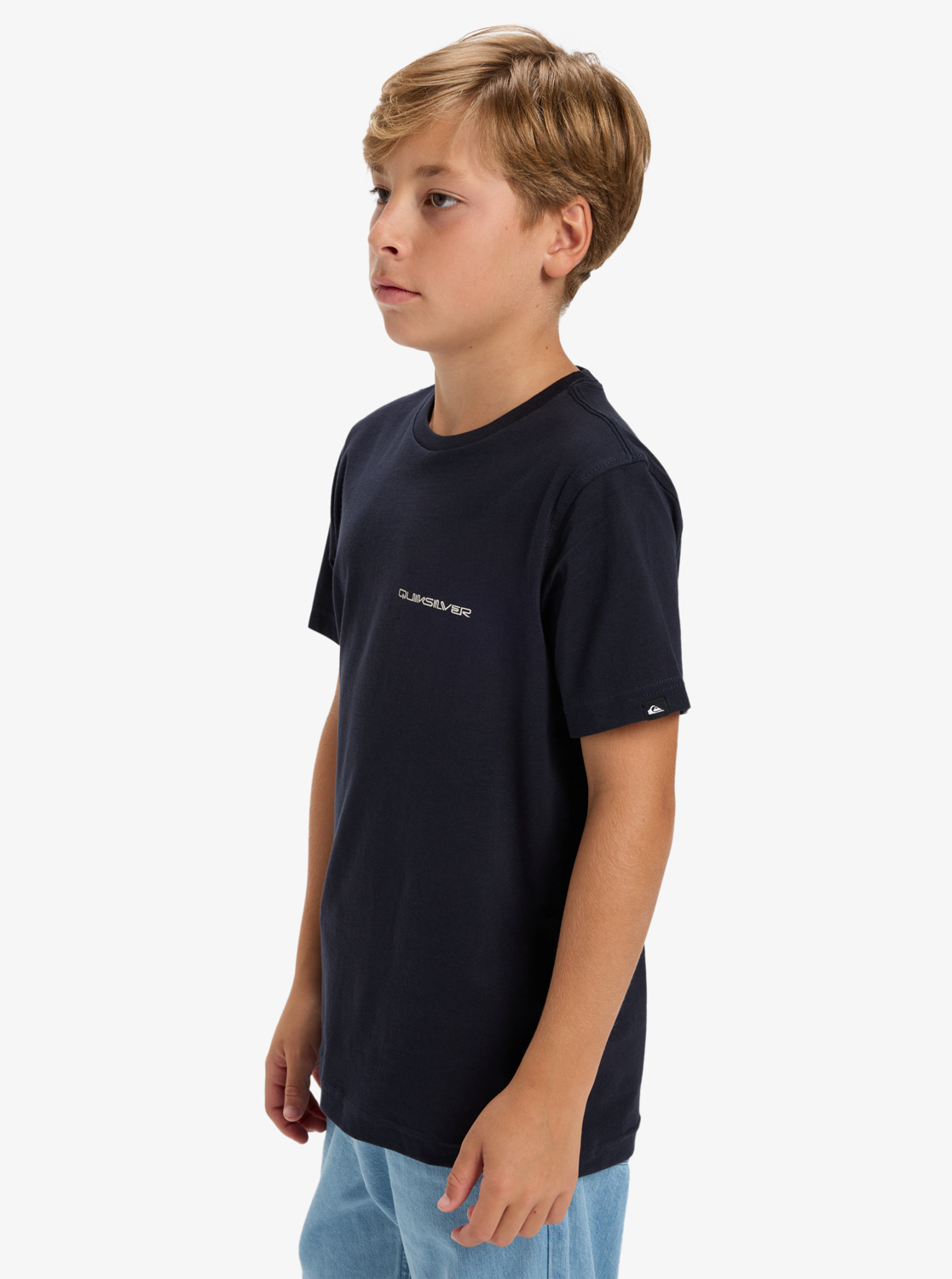 QQQエディ Ev Desert Waves - Boys 8-16's Blue Short Sleeve T-Shirt | Quiksilver