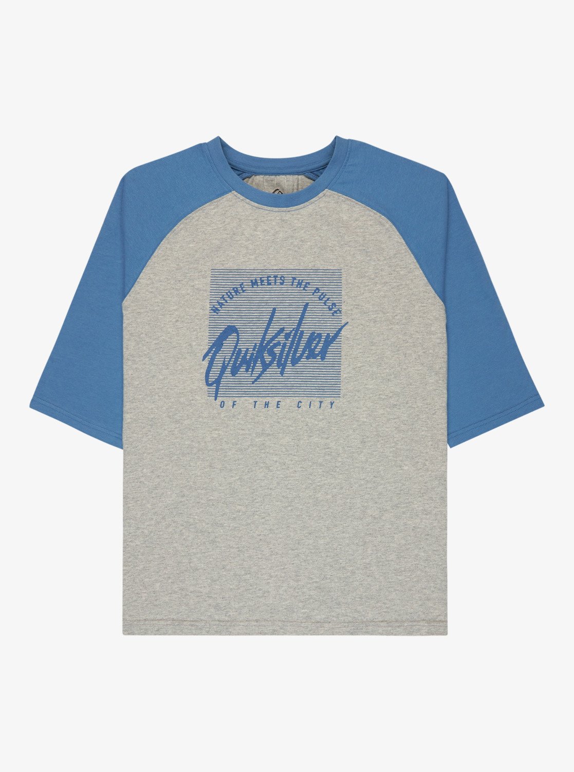 Bridge End - Women's Grey Raglan T-Shirt | Quiksilver