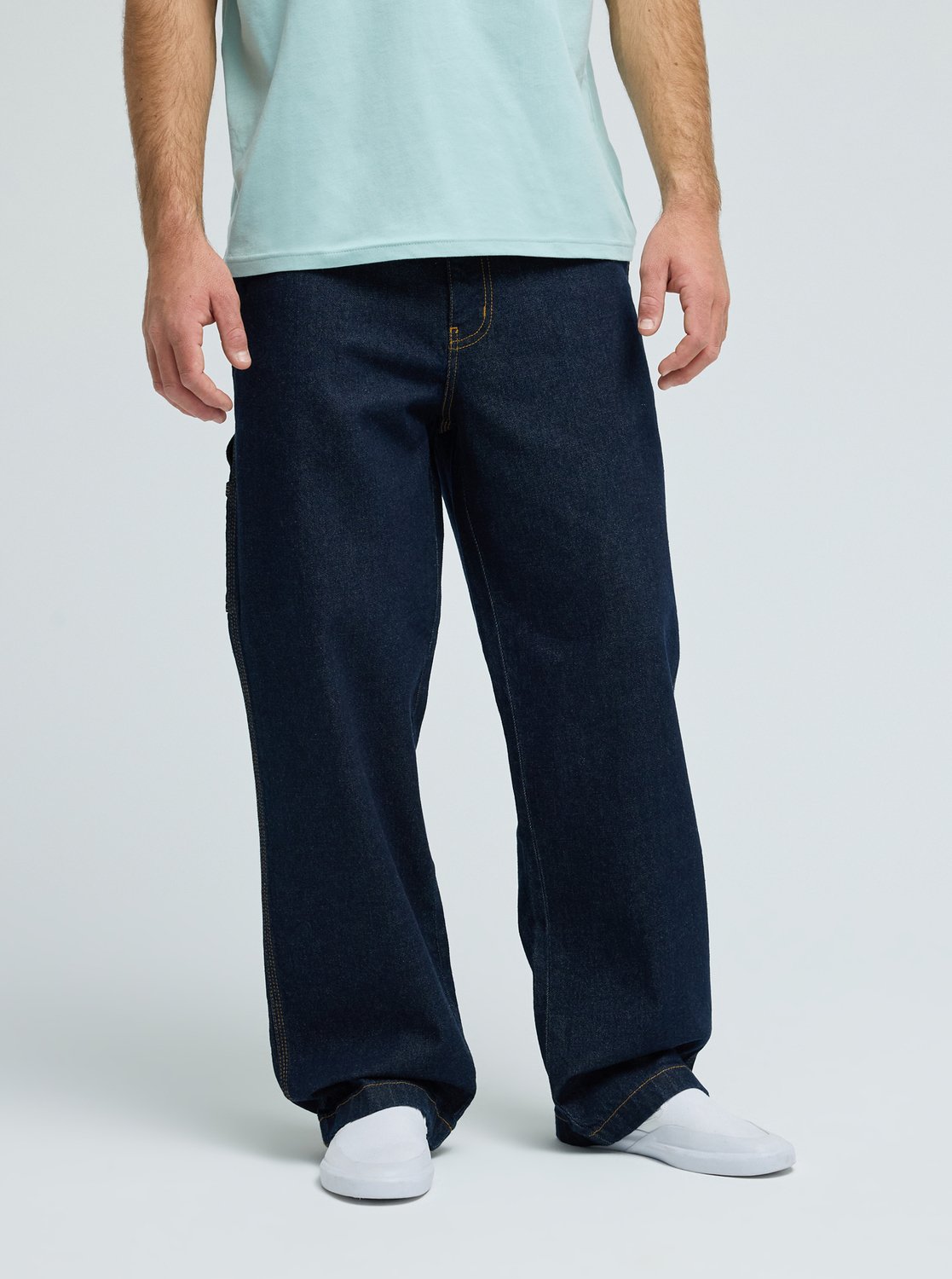 ay0801ページ Quiksilver Carpenter - Men's Blue Baggy Denim Jeans | Quiksilver