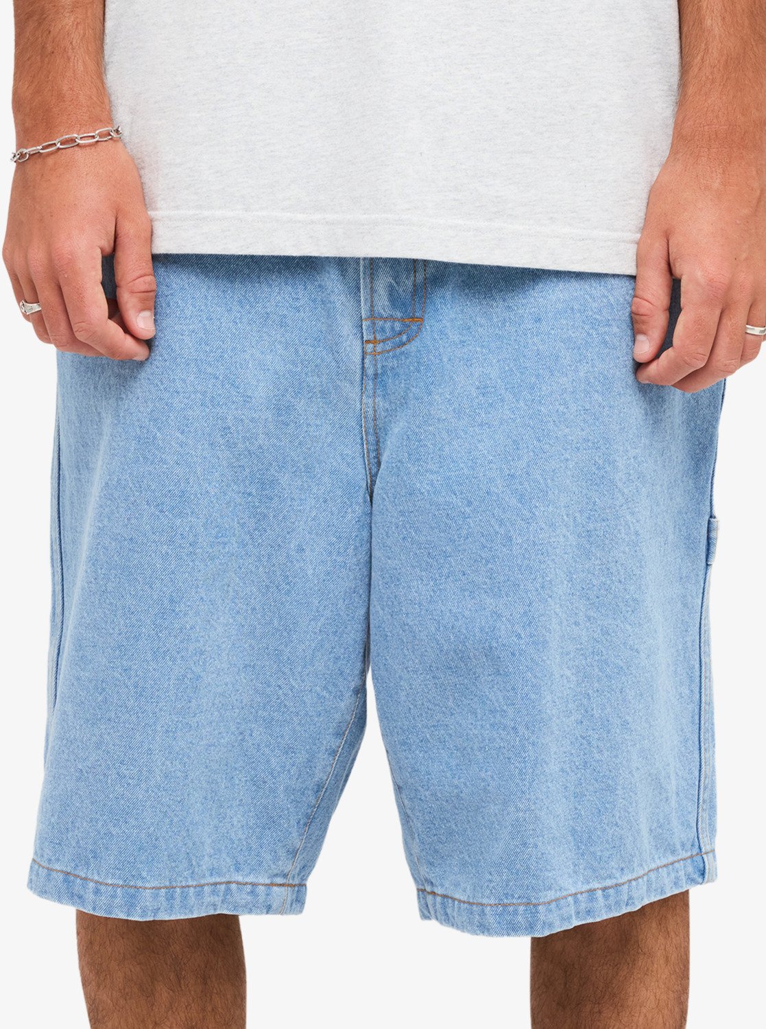 YG Baggy - Men's Blue Denim Shorts | Quiksilver