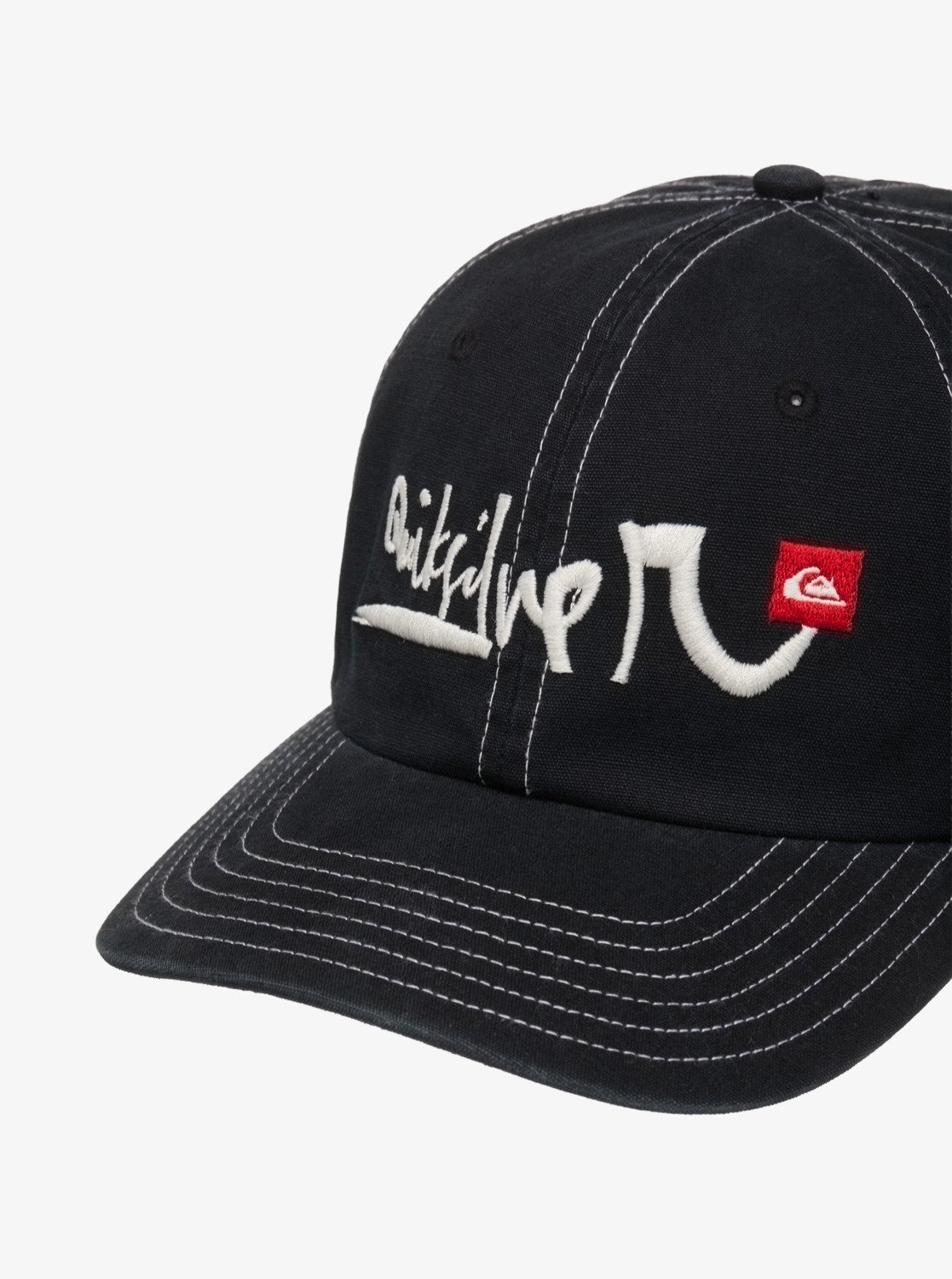 YG Drifter - Men's Black Canvas Cap | Quiksilver
