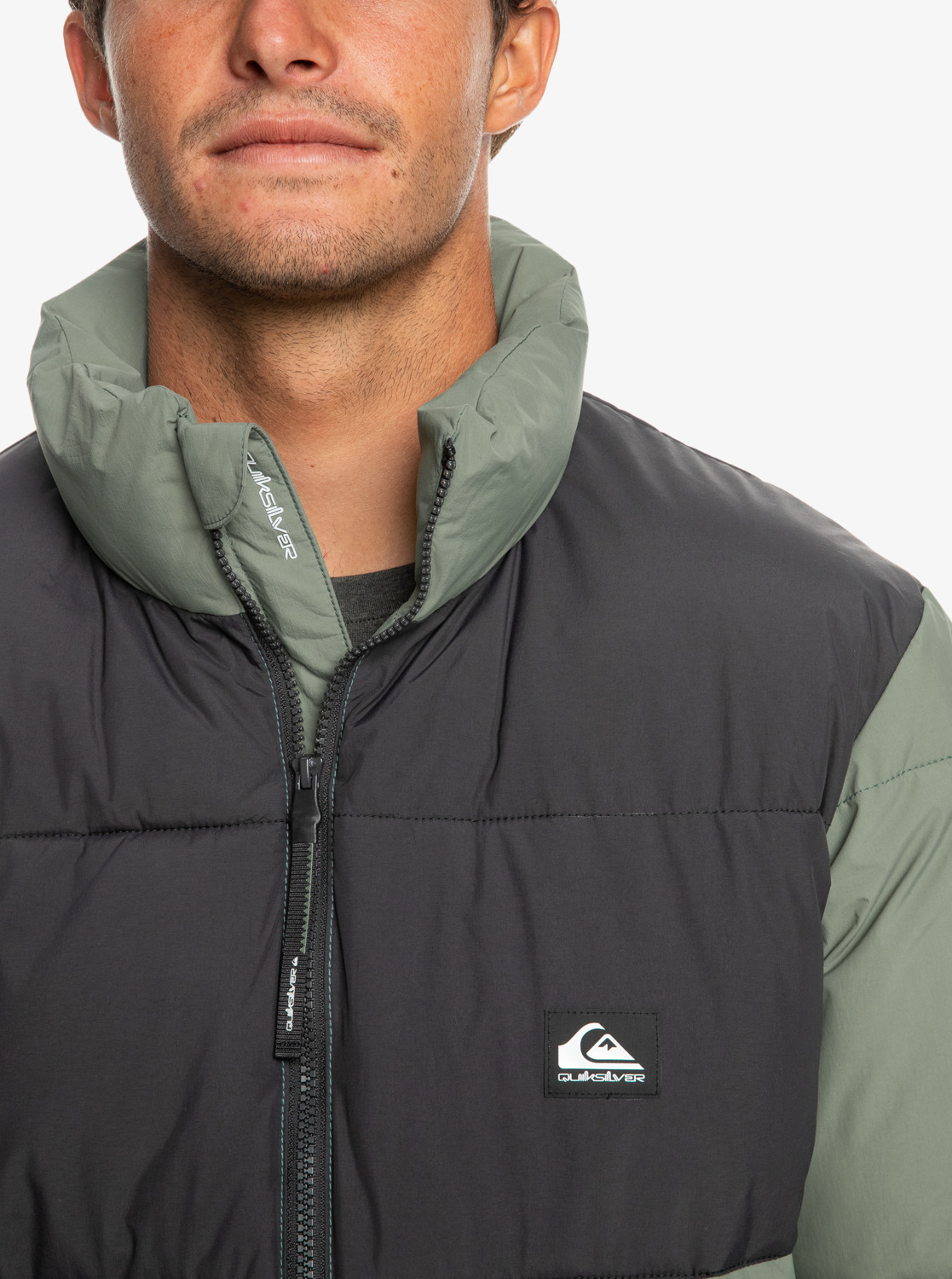 Wild Mountain - Men's Green Technical Puffer Jacket | Quiksilver
