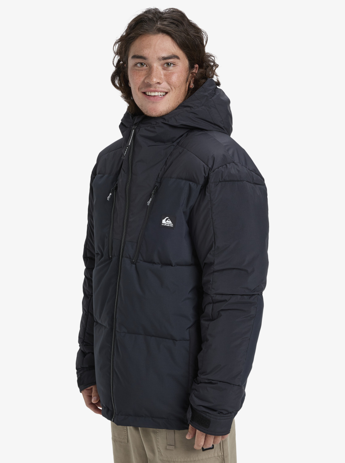 Nomad - Men's Black Insulator Hooded Jacket | Quiksilver