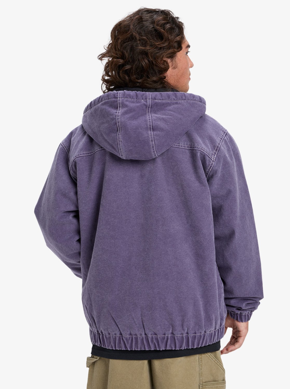 Straight Out Mercury - Men's Purple Street Hooded Jacket | Quiksilver