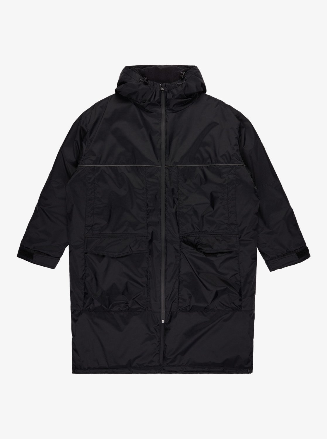 Full Rig - Men's Black Hooded Poncho Jacket | Quiksilver