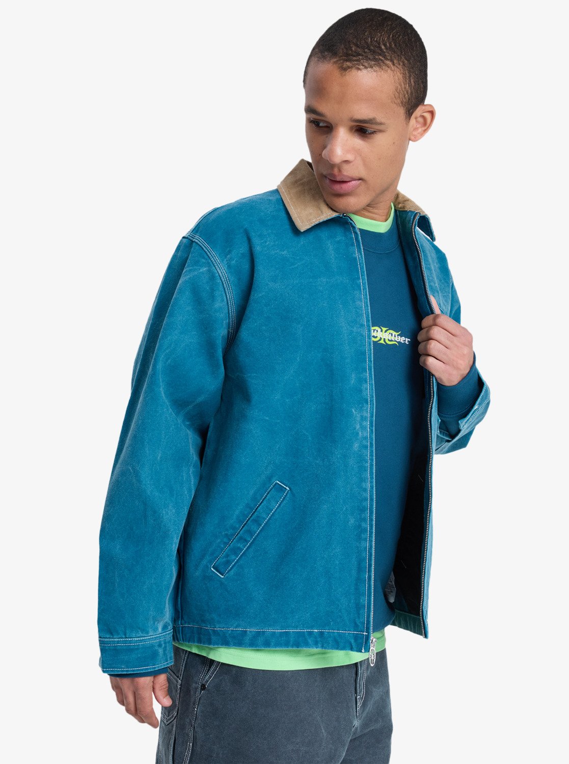 Shaper Pad - Men's Blue Workwear Jacket | Quiksilver
