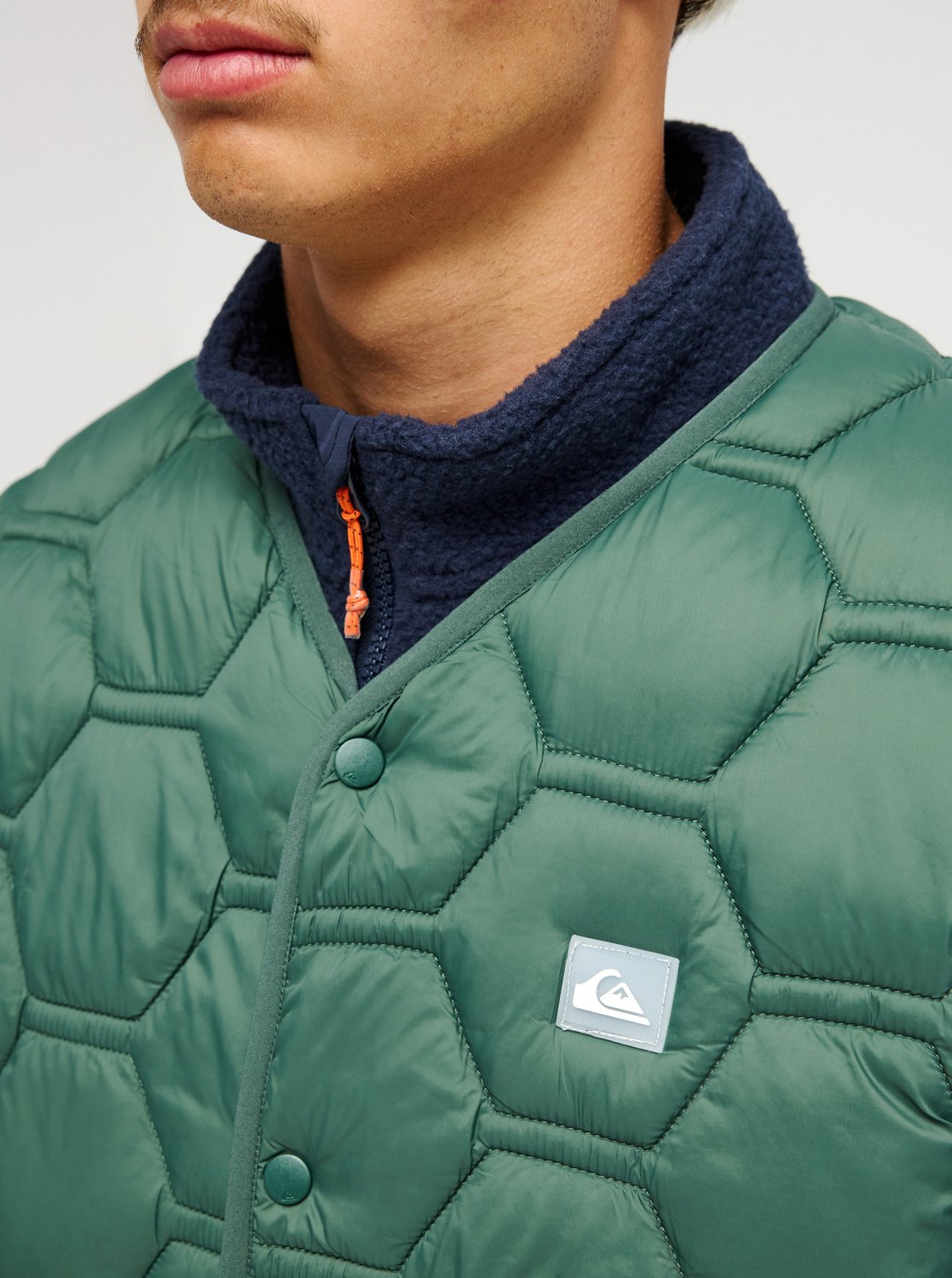 Fuse Urban Gilet - Men's Green Men Black Puffer Vest | Quiksilver
