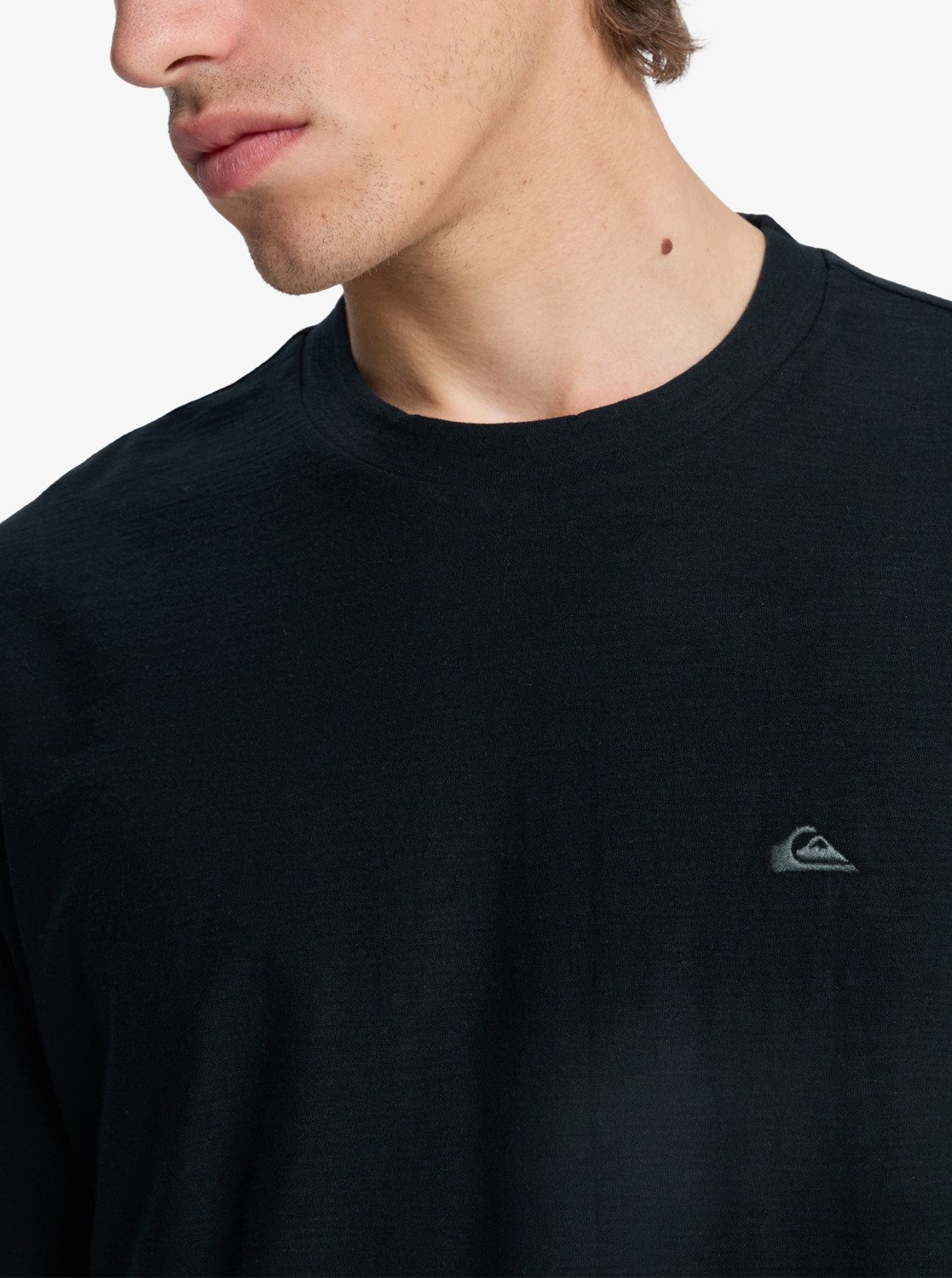 Slub Roundneck - Men's Black Short Sleeve T-Shirt | Quiksilver