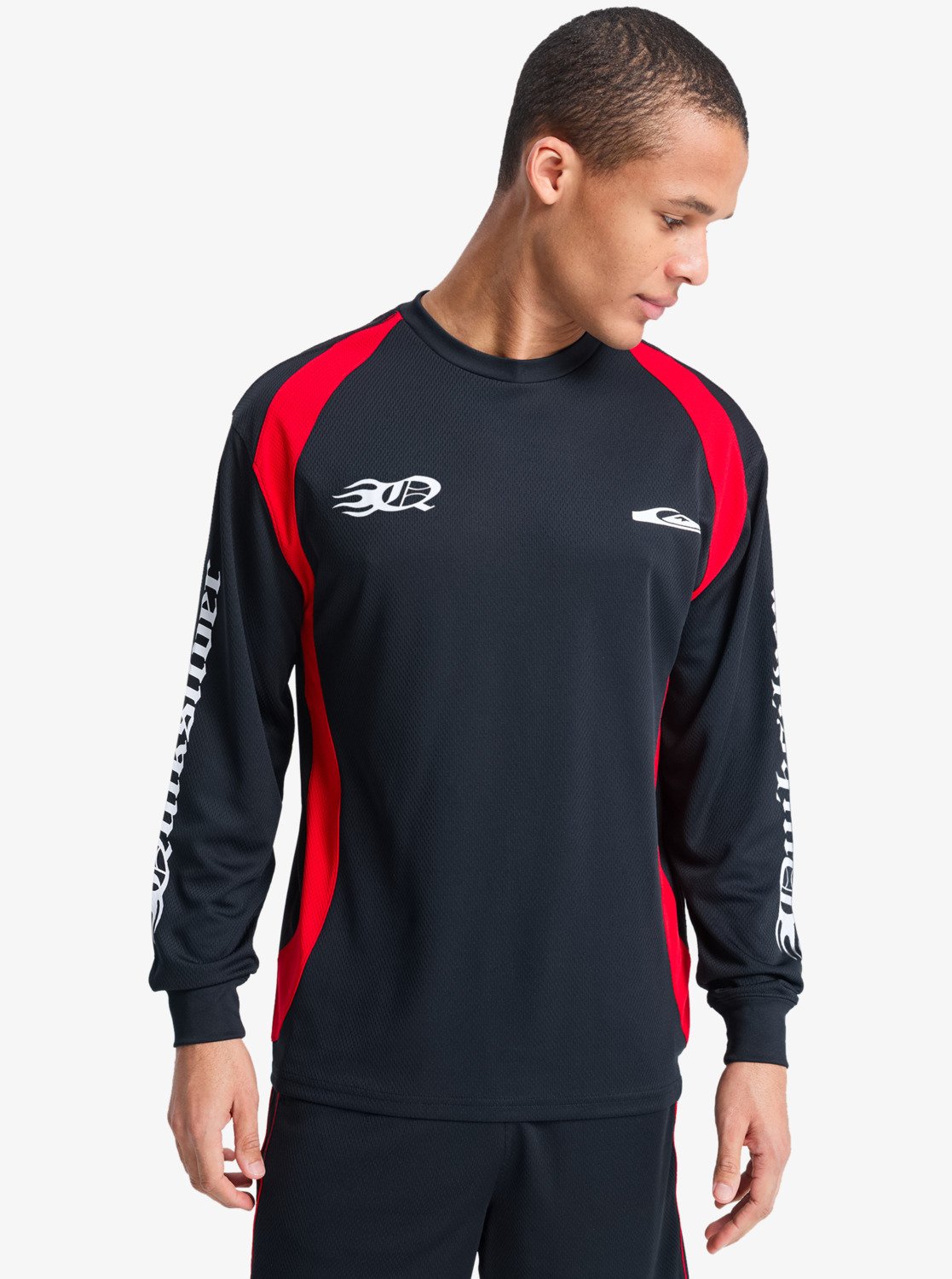 Mercury Moto - Men's Black Long Sleeve T-Shirt | Quiksilver
