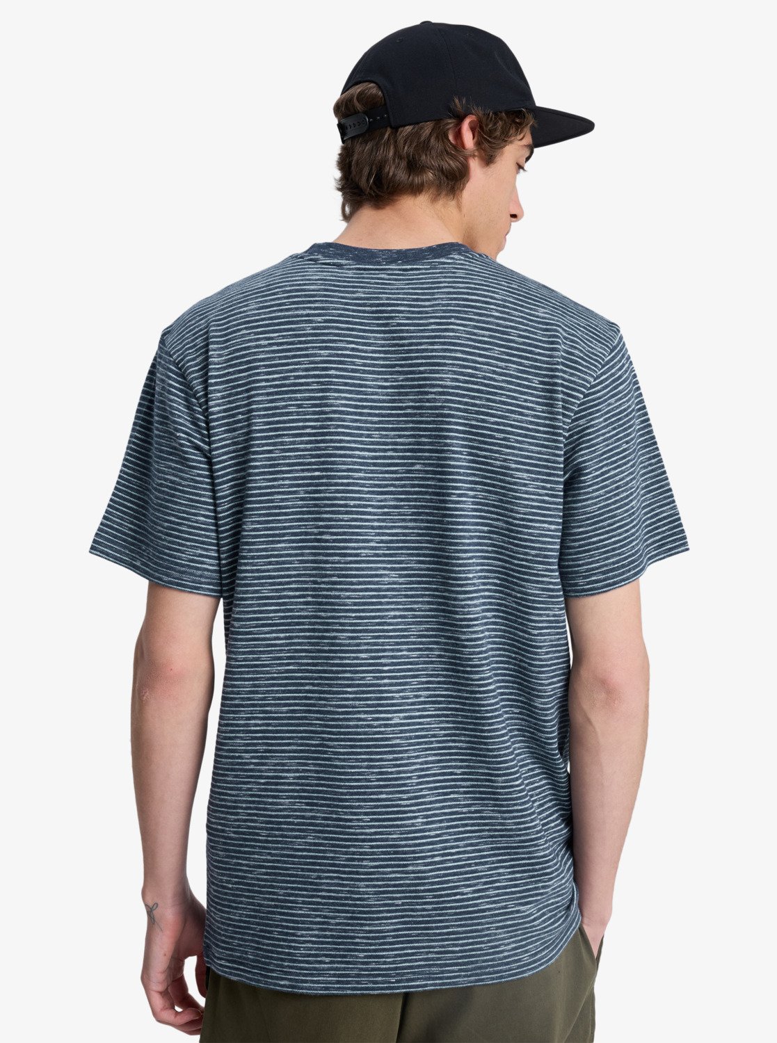 Lopaz Striped Pocket - Men's Blue Short Sleeve T-Shirt | Quiksilver
