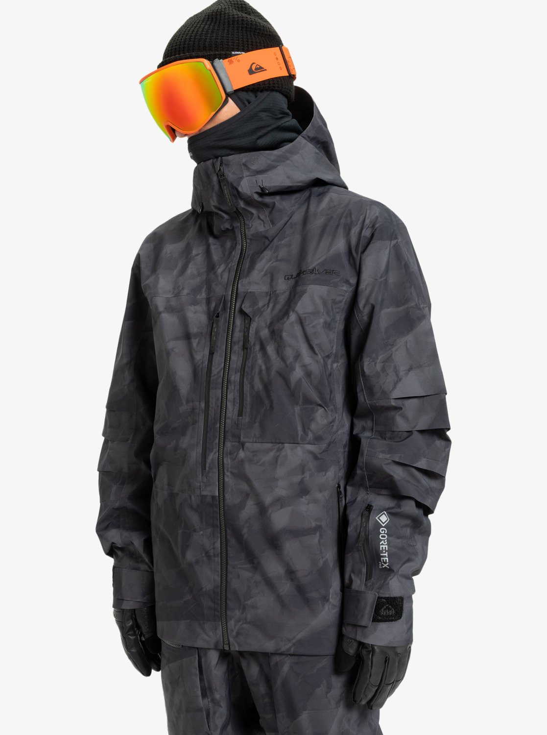 Travis Rice 3L Gore - Men's Black Snow Jacket | Quiksilver
