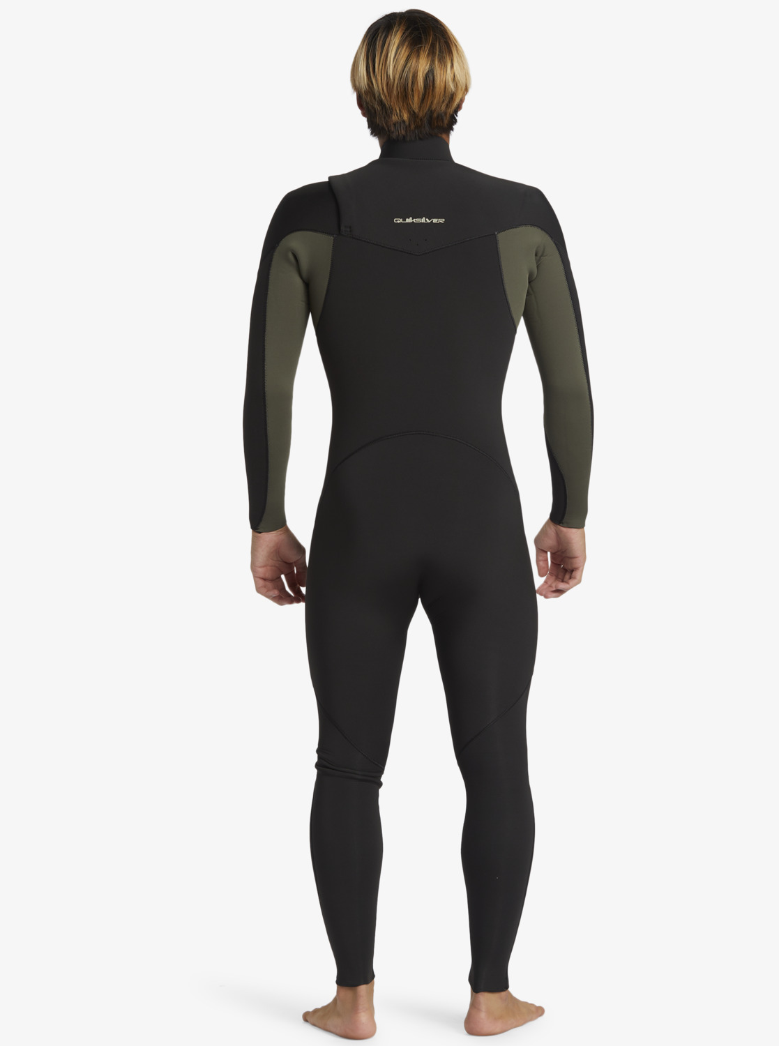 4/3mm Everyday Sessions 2024 - Men's Green Chest Zip Wetsuit