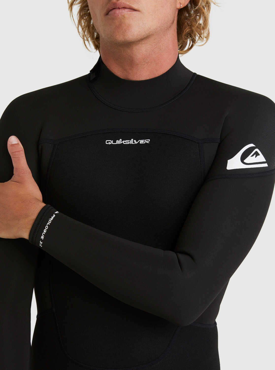3/2mm Prologue - Men's Black Back Zip Wetsuit | Quiksilver
