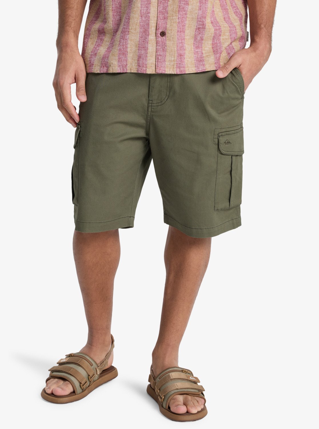 MW Cargo - Men's Green Cargo Shorts | Quiksilver