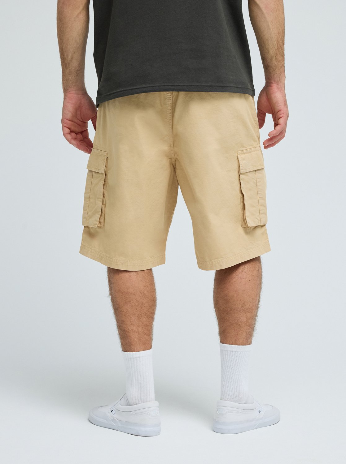 Freefall Cargo - Men's Beige Elasticated Cargo Shorts | Quiksilver