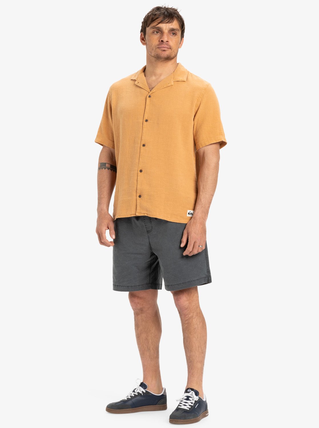 Sunrise - Men's Brown Short Sleeves Shirt | Quiksilver