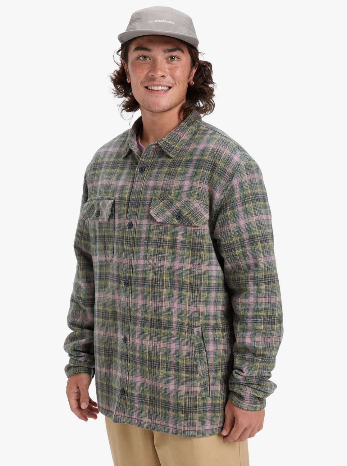 THE CLASIK 24aw 46 美品　OVERSHIRT eqywt04645_quiksilver,
