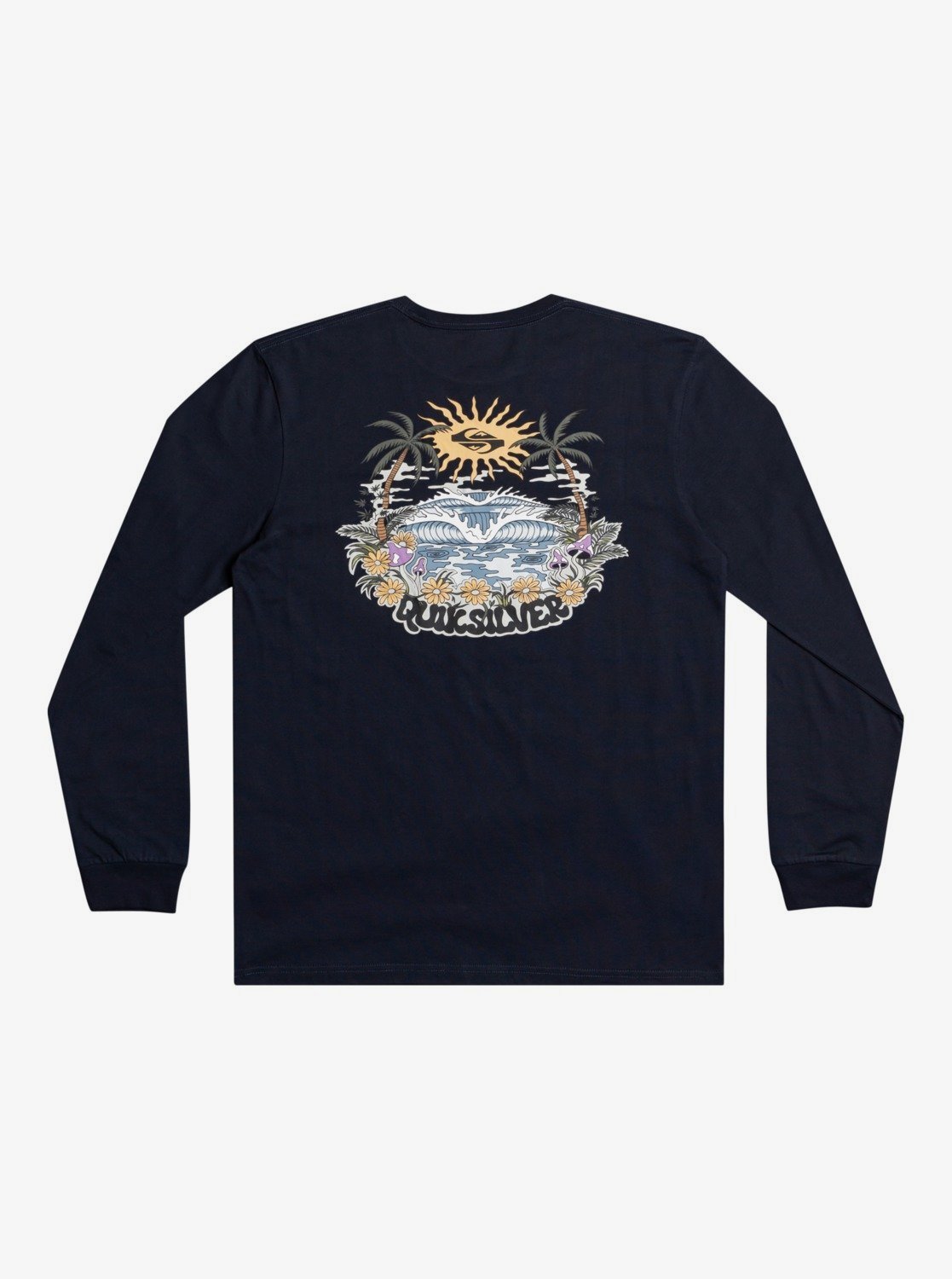 Hypnotic Bliss - Long Sleeve T-Shirt for Men - Men's Blue Long