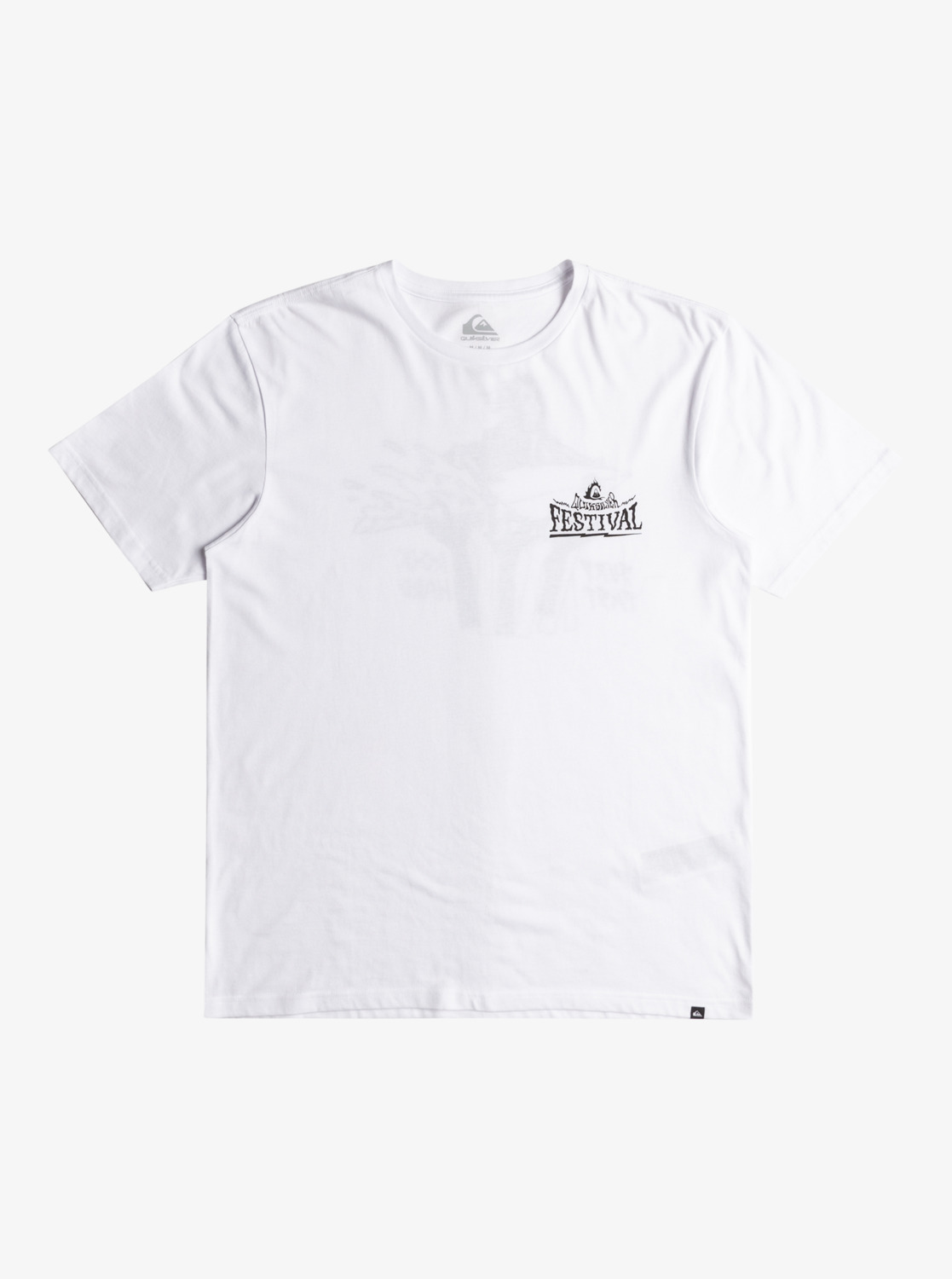 Organic QSF Skull - Men's White T-Shirt | Quiksilver