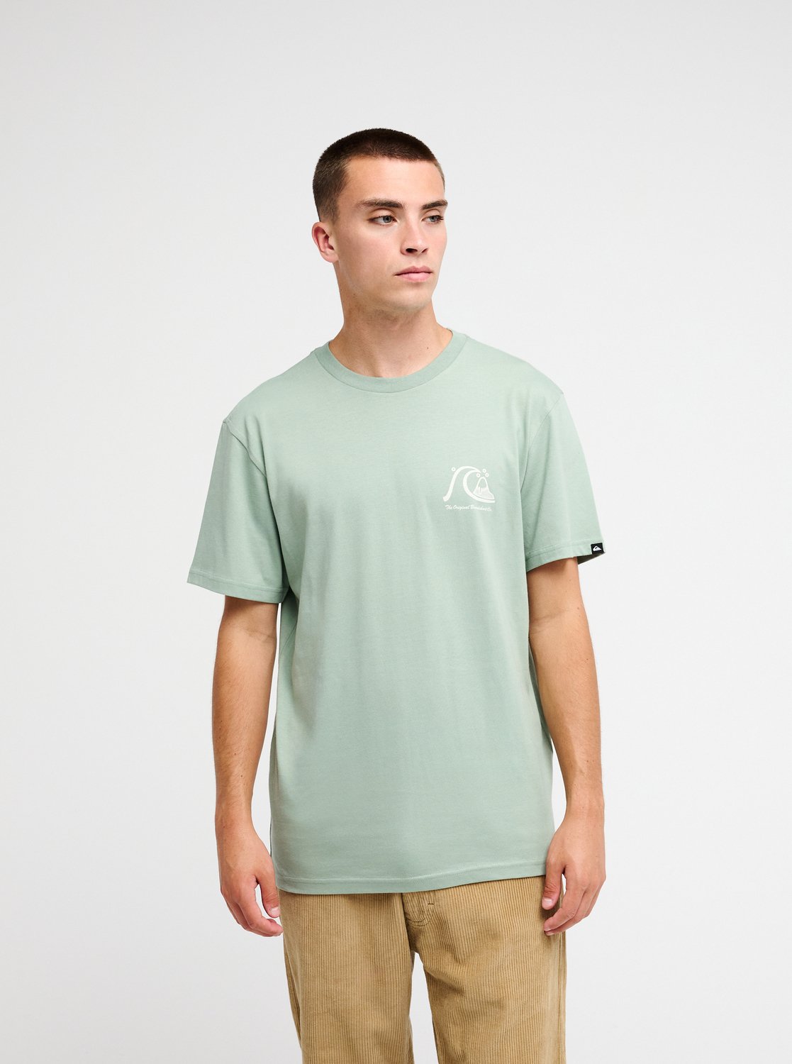 Evo Original - Men's Green Short Sleeve T-Shirt | Quiksilver