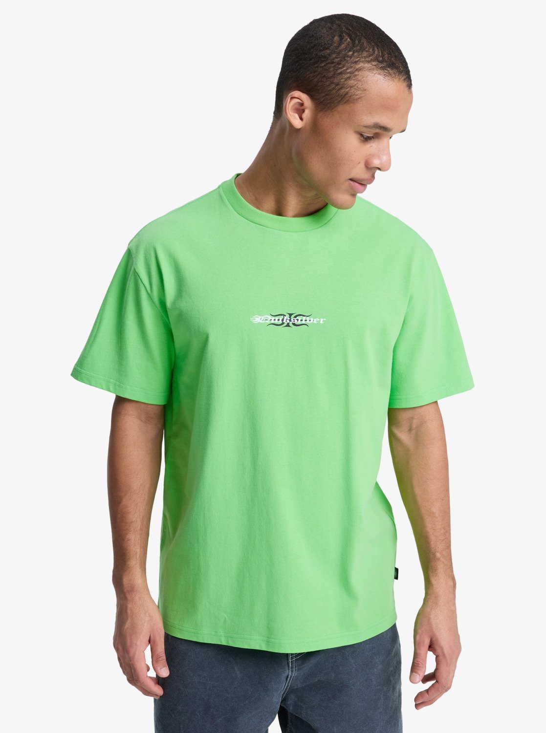 8YARDS Men’s ERITSUKI Mercury Burning - Men's Green Short Sleeve T-Shirt | Quiksilver